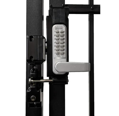 Lockey USA Sumo GL2 DC cromo satinado grado marino mecánico doble combinación montaje en superficie cerradura de puerta, número de modelo: GL2SCMGDC