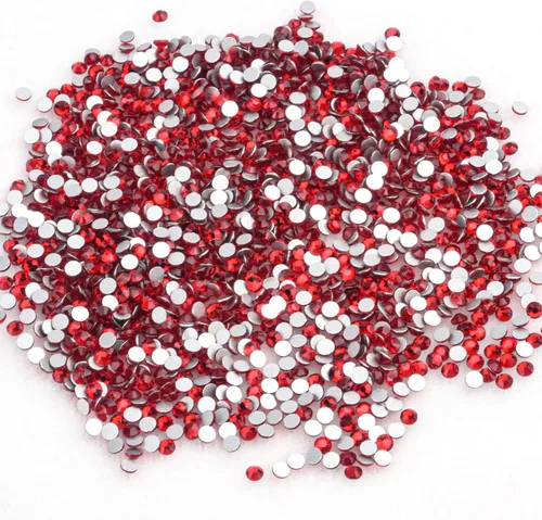 Miniatura 10 de 1440 diamantes de imitación de cristal SS3 para arte de uñas de cristal AB con parte trasera plana para manualidades, uñas, bolsas de maquillaje