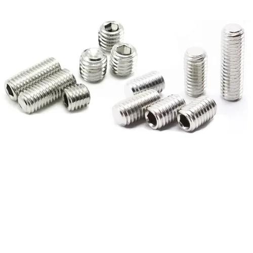 Miniatura 7 de Juego de tornillos de acero inoxidable M3 x 0.315 in, tornillos hexagonales, cabeza plana, tornillos hexagonales, tornillos sin cabeza, plateado