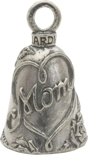 Miniatura 15 de Guardian Bell Good Luck Bell w/Keyring & Black Gift Bag Motorcycle Bell Pewter Good Luck Gift Bike Bell Made in USA El mejor abuelo motero