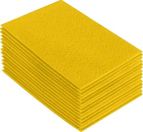 Miniatura 188 de FabricLA Hojas de fieltro acrílico para manualidades, cuadrados de fieltro precortados suaves de 4 x 4 pulgadas (3.9 in x 3.9 in), utiliza hojas