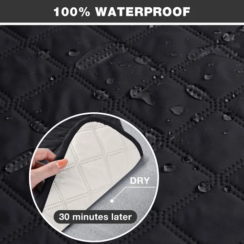 Miniatura 2 de TAOCOCO - Funda antideslizante para silla reclinable, funda para sofá, funda para silla reclinable pequeña con correas elásticas, protector