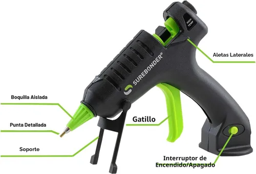 Miniatura 5 de Surebonder H-195 Pistola encoladora pequeña, de precisión.
