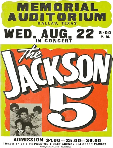 Miniatura 7 de Póster de Michael Jackson - Música Motown Negra - Póster vintage del concierto de Jackson 5 - Arte de pared afroamericano - Historia negra famosa