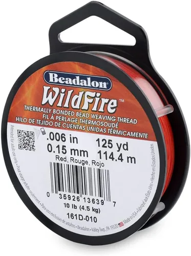 Miniatura 63 de Beadalon Wildfire Ultra - Beading Thread, Beading Supplies for Crafters, Jewelry Makers, Beaders. Braided Fishing Line