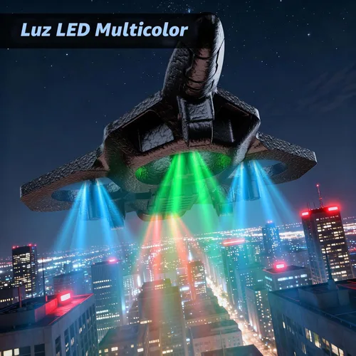 Miniatura 3 de Avión RC de espuma con luz LED fría, modo giratorio de 360° y sin cabeza, avión de control remoto para niños y adultos mayores de 6 años, juguete