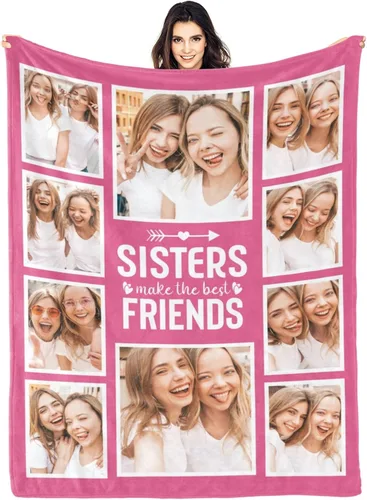 Miniatura 20 de envía al día siguiente, manta personalizada con texto en imagen, manta personalizada de foto, manta de franela personalizada, regalos personalizados