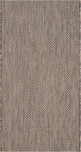 Miniatura 56 de SAFAVIEH Alfombra Lavable para Exteriores Colección Courtyard - Pasillo de 2'3" x 6'7", Azul Marino y Gris, No Desprende Pelusa y Fácil Limpieza