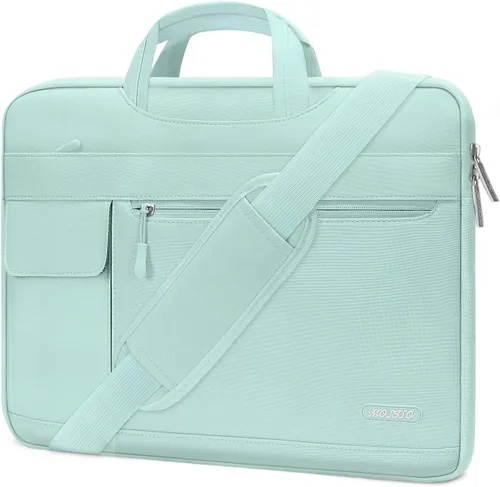 MOSISO Bolsa de hombro para laptop compatible con MacBook Pro de 16 pulgadas M5 M4 M3 M2 M1 2026-2019/Pro 15 A1398, HP Acer Dell Lenovo ASUS Rosado