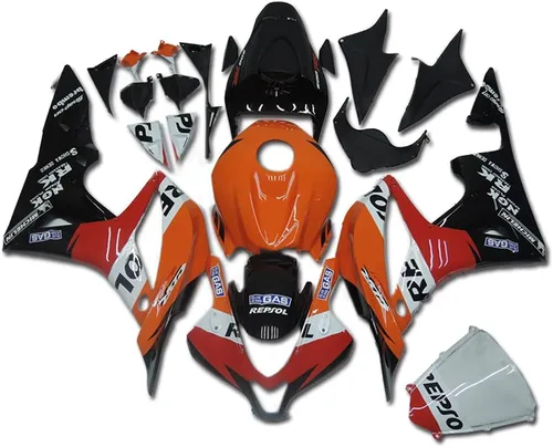 Miniatura 14 de Carenado negro brillante para Honda 2007 2008 CBR600RR CBR 600RR nueva inyección ABS plásticos cuerpo kit cuerpo trabajo 07 08