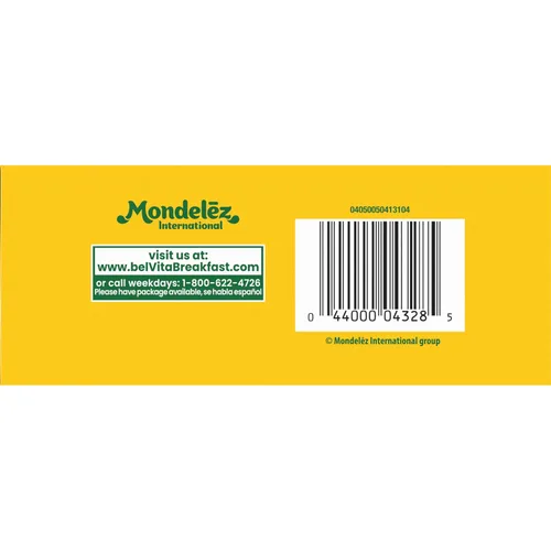 Miniatura 7 de belVita Sándwiches de galletas de barra de desayuno, crema de chocolate negro, 30 paquetes en total, 6 cajas (2 galletas por paquete)