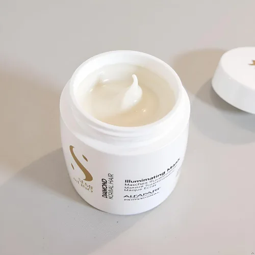 Miniatura 7 de Alfaparf Milano Semi Di Lino Diamond Illuminating Hair Mask - Acondicionador profundo seguro para el color para cabello teñido – Añade brillo