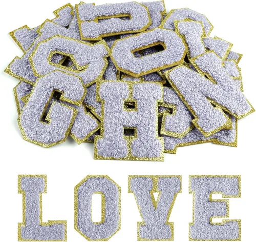 Miniatura 18 de Morcheiong 26 parches de letras de felpilla autoadhesivas de la A a la Z, letras de felpilla para ropa, tela, zapatos y bolsas (negro)