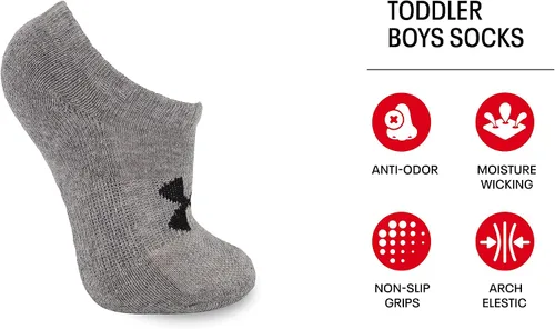 Miniatura 2 de Under Armour boys Multi Pack Quarter Sock