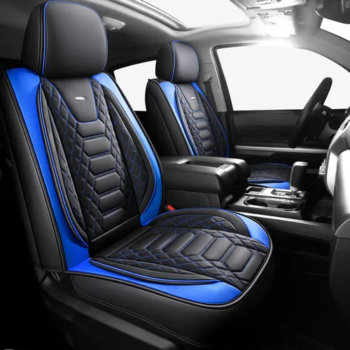 FREESOO Juego completo de fundas de asiento Tundra 2014-2021, aptas para Toyota Tundra Crewmax Cab, fundas de asiento de camión personalizadas con