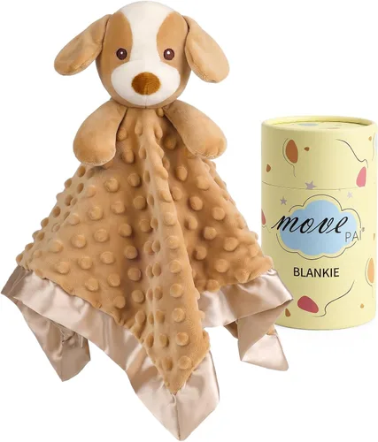 Miniatura 18 de Manta de seguridad para bebé, manta suave de juguete para niñas, juguete para acurrucarse, regalo para recién nacido, 2 unidades, manta para bebés
