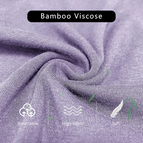 Miniatura 3 de Jimonda Paquete de ropa interior suave para hombre, transpirable, rayón de bambú y fibra de cobre, bragueta frontal con bolsa