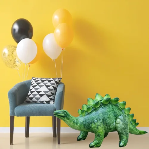 Miniatura 3 de Inflable Stegosaurus, 46 pulgadas de largo, Multicolor