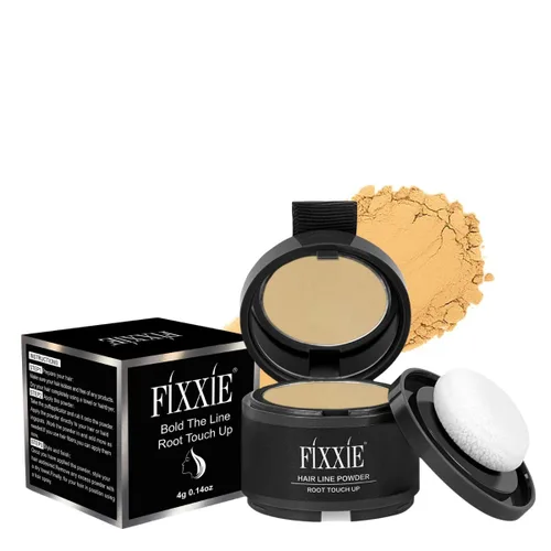 Miniatura 10 de Polvo de línea capilar para retoque de raíz negra, corrector de pérdida de cabello instantánea para cabello delgado, resistente al viento y al