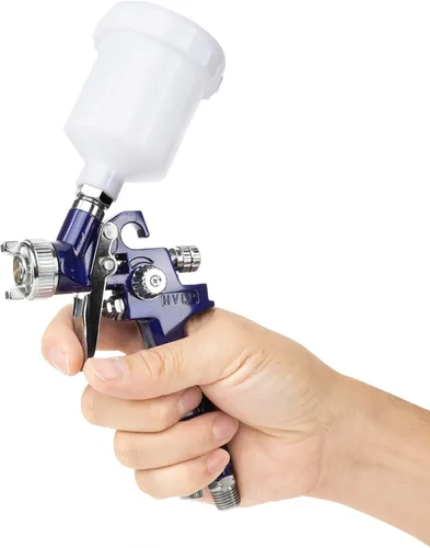 Miniatura 4 de NEIKO 31207A HVLP Mini pistola pulverizadora de aire con alimentación por gravedad Tamaño de boquilla de 0,4 pulgadas 125 cc