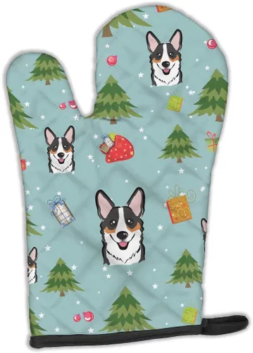 Miniatura 192 de Caroline's Treasures BB4020OVMT Dog House Collection Border Collie - Guante de horno grueso resistente al calor para sartenes calientes y horno