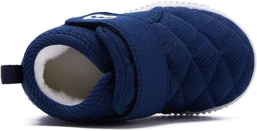 Miniatura 23 de BMCiTYBM Botas de nieve de invierno para bebés y niños pequeños, de piel sintética, cálidas, antideslizantes, zapatos para primeros pasos
