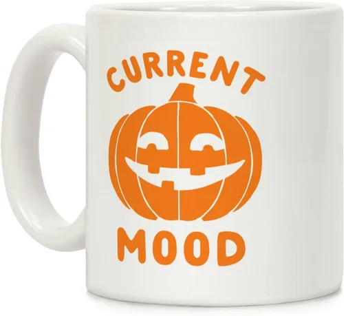 Miniatura 111 de LookHUMAN Taza de Café de Halloween – Halloween Is Meowgical Tazas, Taza de Café Espeluznante Idea de Regalos de Taza, 15 Onzas 10-Blanco