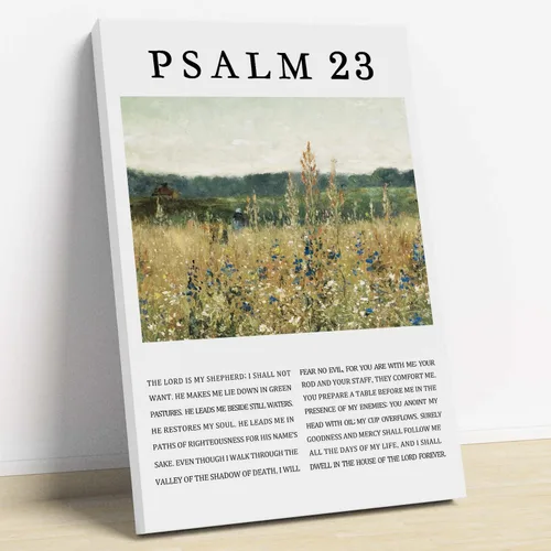 Miniatura 15 de Arte de pared de acuarela de Jesús, pintura en lienzo cristiano, imágenes de las Escrituras, decoración de pared, póster con versículos bíblicos