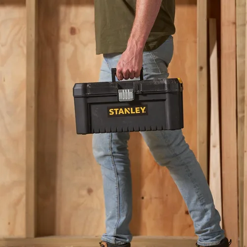 Miniatura 28 de STANLEY Caja de herramientas esenciales (16 pulgadas), solución de almacenamiento duradera con bandeja extraíble y organizadores