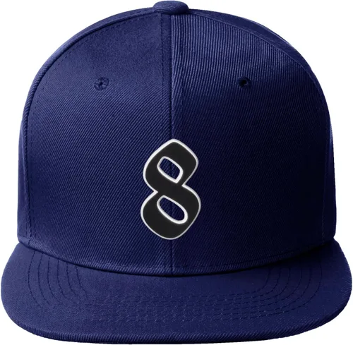 Miniatura 295 de Daxton Gorra clásica con visera de billete plano con letras del alfabeto inglés antiguo de la A a la Z