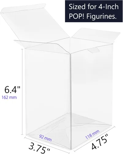 Miniatura 6 de TitanShield Funda protectora de 0.020 in compatible con Funko - Figuras de vinilo Pop! de 4 pulgadas (paquete de 8)