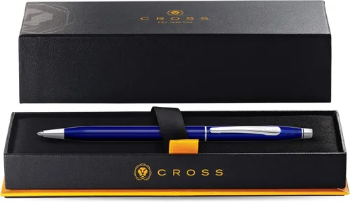 Miniatura 3 de Cross - Bolígrafo recargable Classic Century, punta media, incluye caja de regalo prémium, azul translúcio lacado Azul Translucent