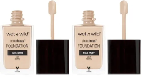 Miniatura 20 de wet n wild - Base líquida Photo Focus con acabado mate Buff Bisque, vegana y libre de crueldad animal