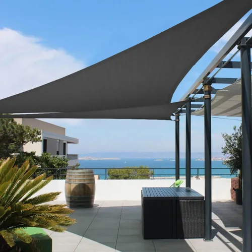 Miniatura 15 de Tronssien Toldo rectangular de 8 x 12 pies, toldo con bloqueo UV del 95% para patio y jardín al aire libre, actividades en el patio