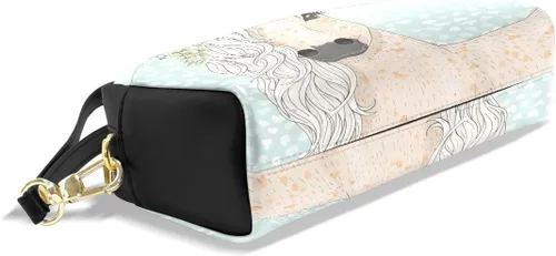 Miniatura 4 de Estuche para lápices de caballo de flores para niños, estudiantes, papelería, estuche para lápices, bolsa para niños y niñas, organizador