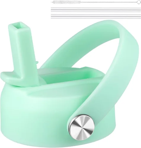Miniatura 23 de Tapa de popote para boca ancha Hydro Flask, tapas con popote para Hydroflask de boca ancha de 12, 16, 18, 20, 32, 40 onzas, tapa de popote de Lluvia