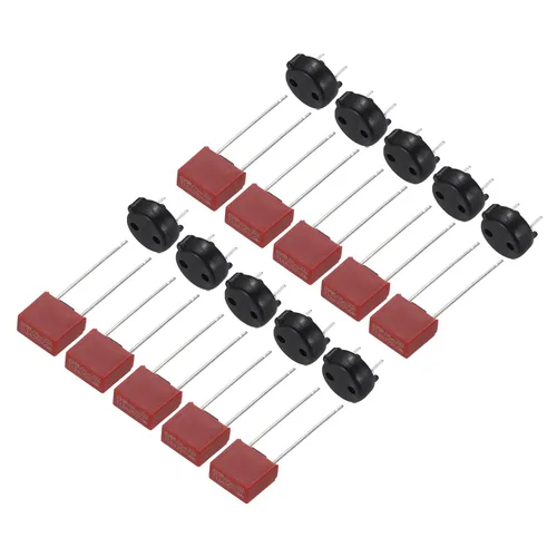 Miniatura 11 de uxcell Juego de 10 piezas de micro fusible cuadrado en miniatura con soporte de fusible para piezas electrónicas PCB LCD reparación, T-1A 1A 250V