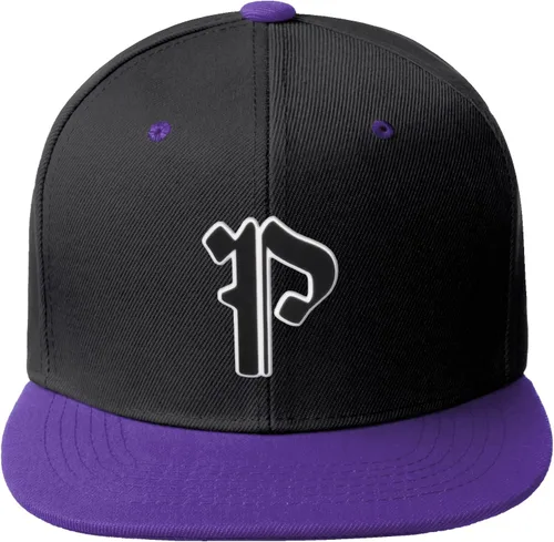 Miniatura 232 de Daxton Gorra clásica con visera de billete plano con letras del alfabeto inglés antiguo de la A a la Z
