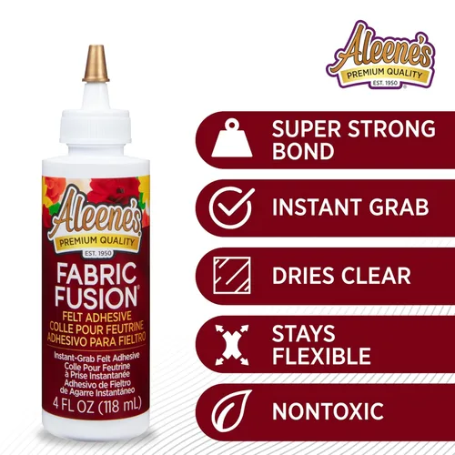 Miniatura 3 de Aleene's Felt Fabric Fusion 43234 - Pegamento para fieltro, blanco