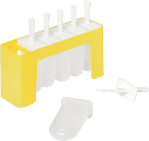 Miniatura 9 de Tovolo Juego de 6 bandejas onduladas reutilizables para paletas con palitos para golosinas congeladas caseras, fáciles de limpiar, moldes de paletas