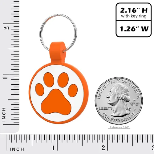 Miniatura 5 de Etiqueta para gatos con código QR, página modificable de perfil en línea de mascotas, múltiples contactos de emergencia, etiqueta de silicona