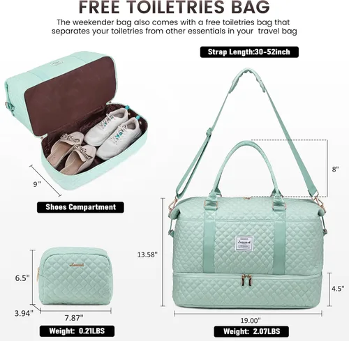 Miniatura 2 de Bolsa de viaje acolchada Weekender Bag para mujer