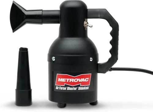 Miniatura 9 de METROVAC Air Force Blaster Sidekick Secador de Aire para Vehículo Pequeño o Motocicleta Metro Vacuum Hecho en EE.UU Negro - Velocidad única