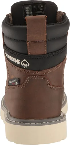 Miniatura 3 de Wolverine Botas de construcción impermeables de cuña comercial de 6 pulgadas para hombre