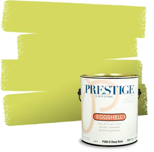 Miniatura 106 de PRESTIGE Paints Exterior Paint and Primer In One, 1-Gallon, Satin, Comparable Match of Benjamin Moore* Royal Linen* 931BM-PCM