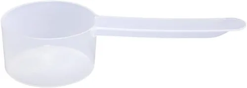 Miniatura 11 de Conjunto de 5 cucharas medidoras de plástico, 6 cucharadas (90 cc 3/8 taza 3 oz. 90 mL) con mango largo para polvos, gránulos, café, comida