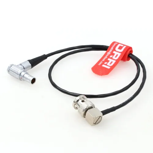 Miniatura 4 de BNC a 9-Pin EXT Conector Cable de entrada de código de tiempo para RED Komodo 6K (cable fino de 9 pines)