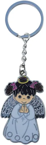Miniatura 2 de Llavero de bautismo de primera comunión (12 piezas) Ángel niña con bolsas decoradas de organza/Recuerdos para Primera Comunión BAUTIZO Niña