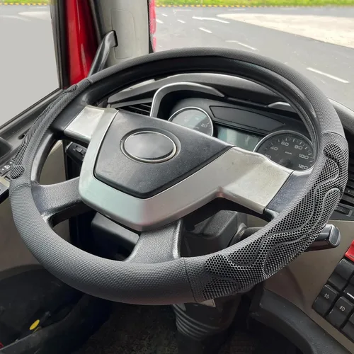 Miniatura 22 de PINCTROT Comfy Grip - Funda para volante, diseño antideslizante, universal de 14.5-15 pulgadas (blanco silicona)