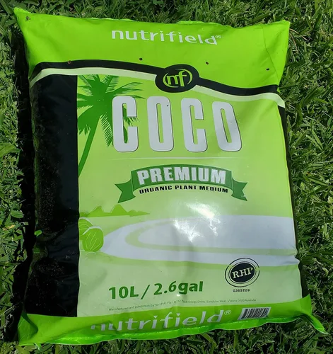 Miniatura 7 de Fibra de Coco Premium RHP Certificada 9 Quarts / 10 Litros / 2.6 Galones Pre-Amortiguada con Calcio, Fibra de Coco Orgánica Lavada para Plantas